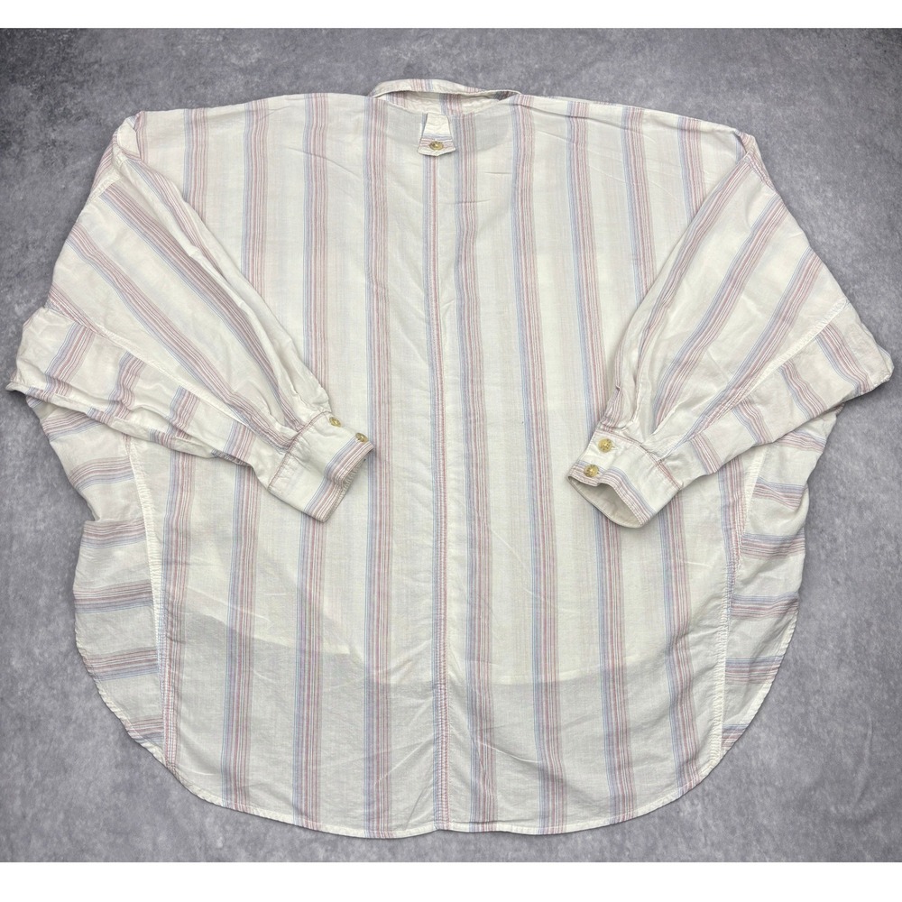 BDG Urban Outfitters Shirt Womens XS Oversized Striped Dolman Button Down Tunic - Picture 2 of 8